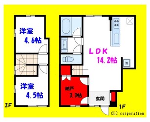 BOW！HOUSE　B棟の物件間取画像